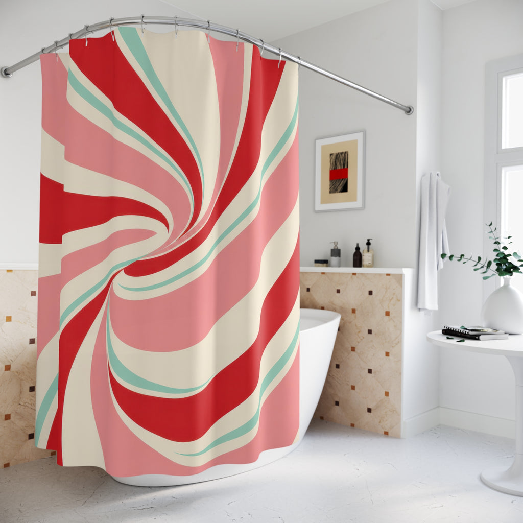 Candy Stripe Shower Curtain