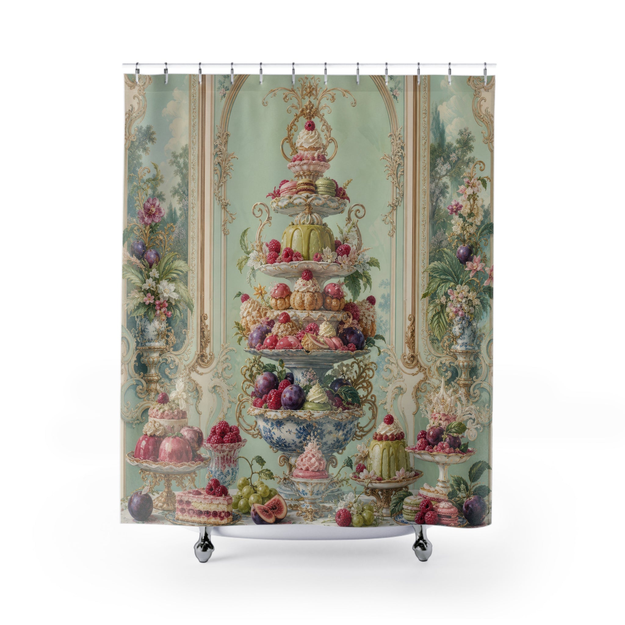 Rococo Patisserie Shower Curtain