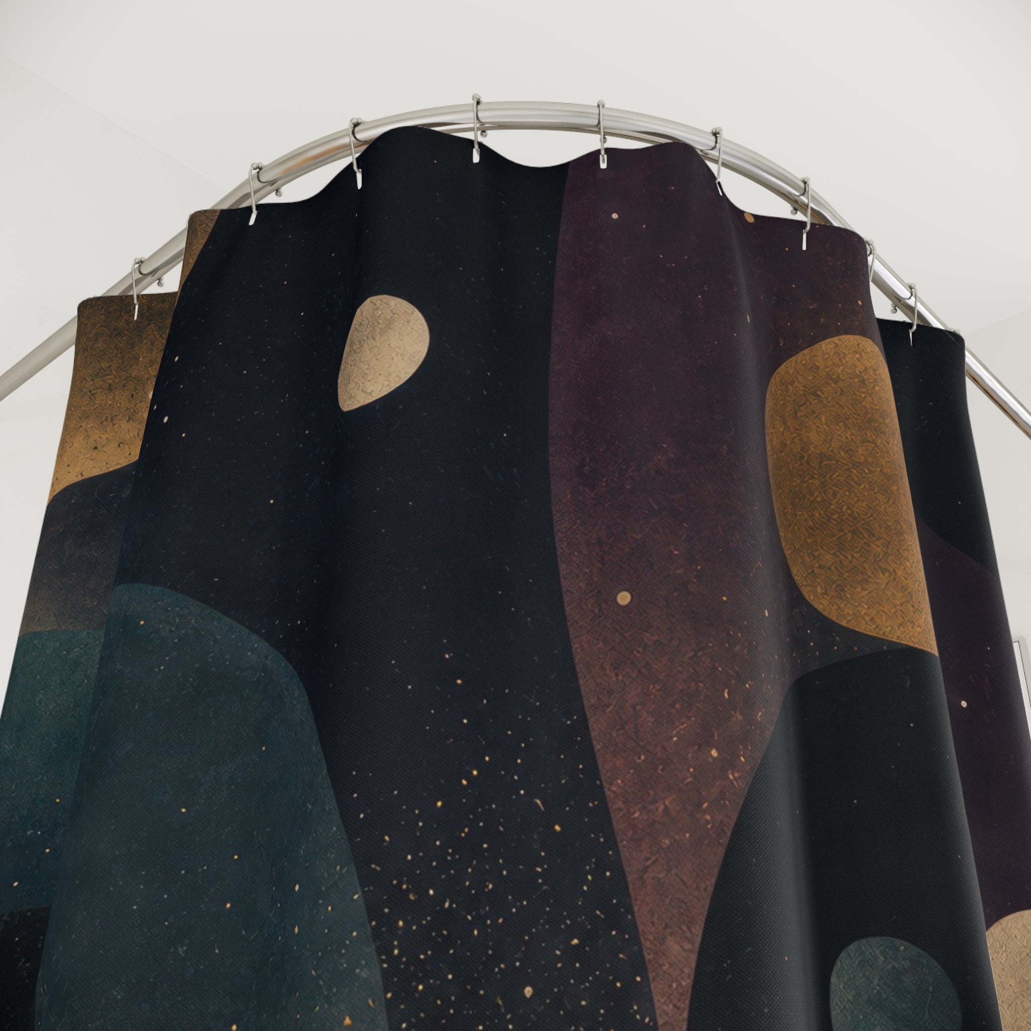 Planetarium Colorfield Shower Curtain