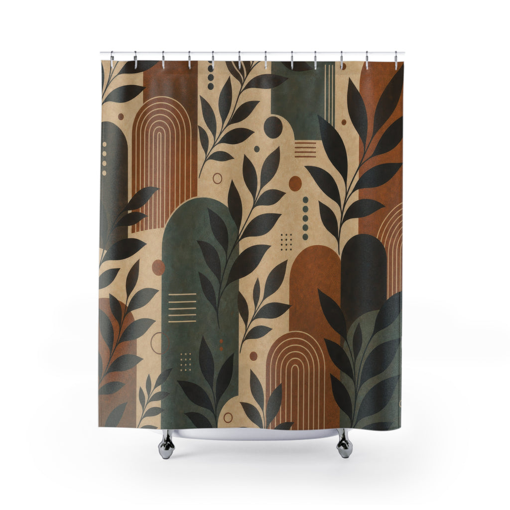 Brown Shower Curtain
