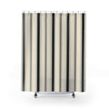 Tailored Black Stripe Shower Curtain
