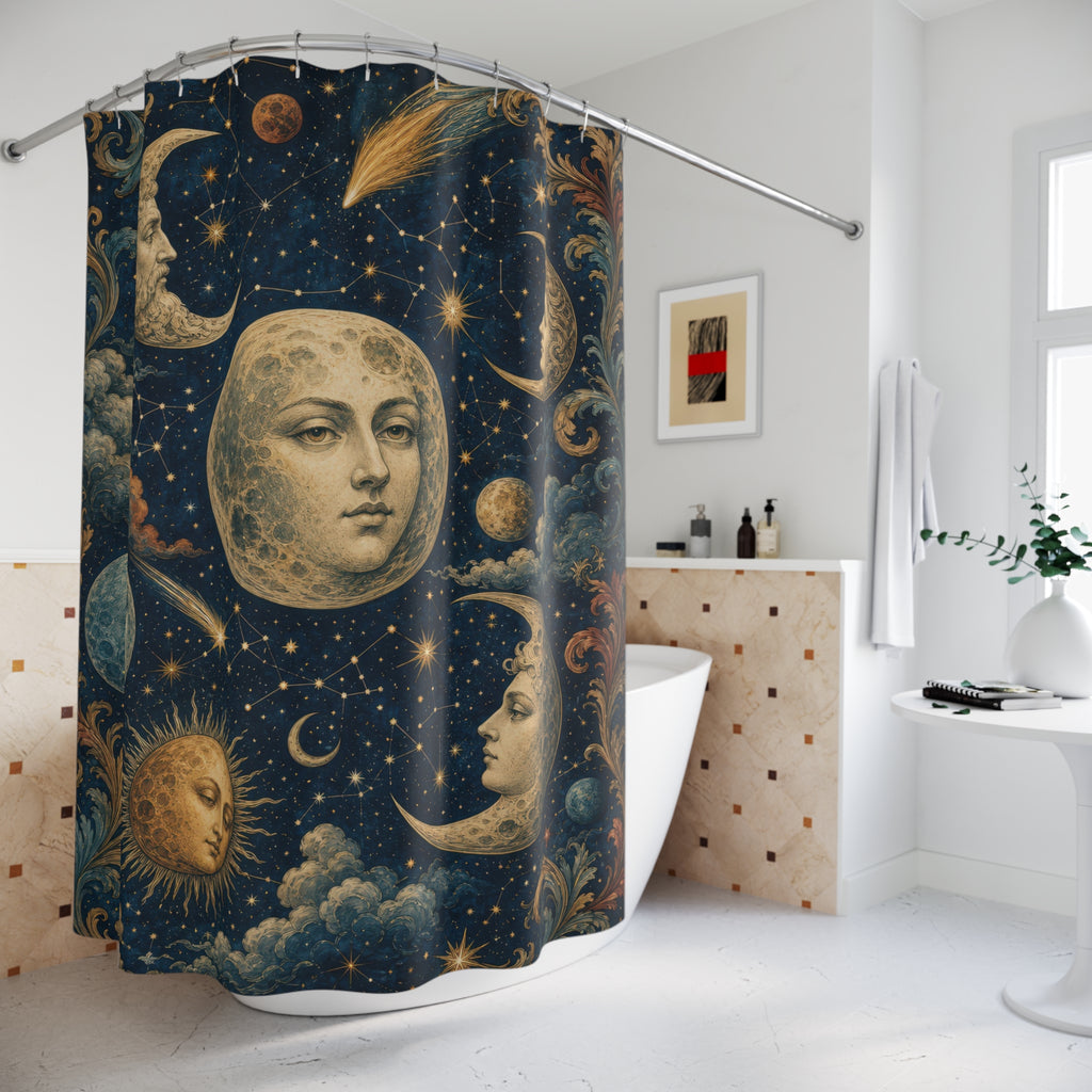 Antique Celestial Atlas Shower Curtain