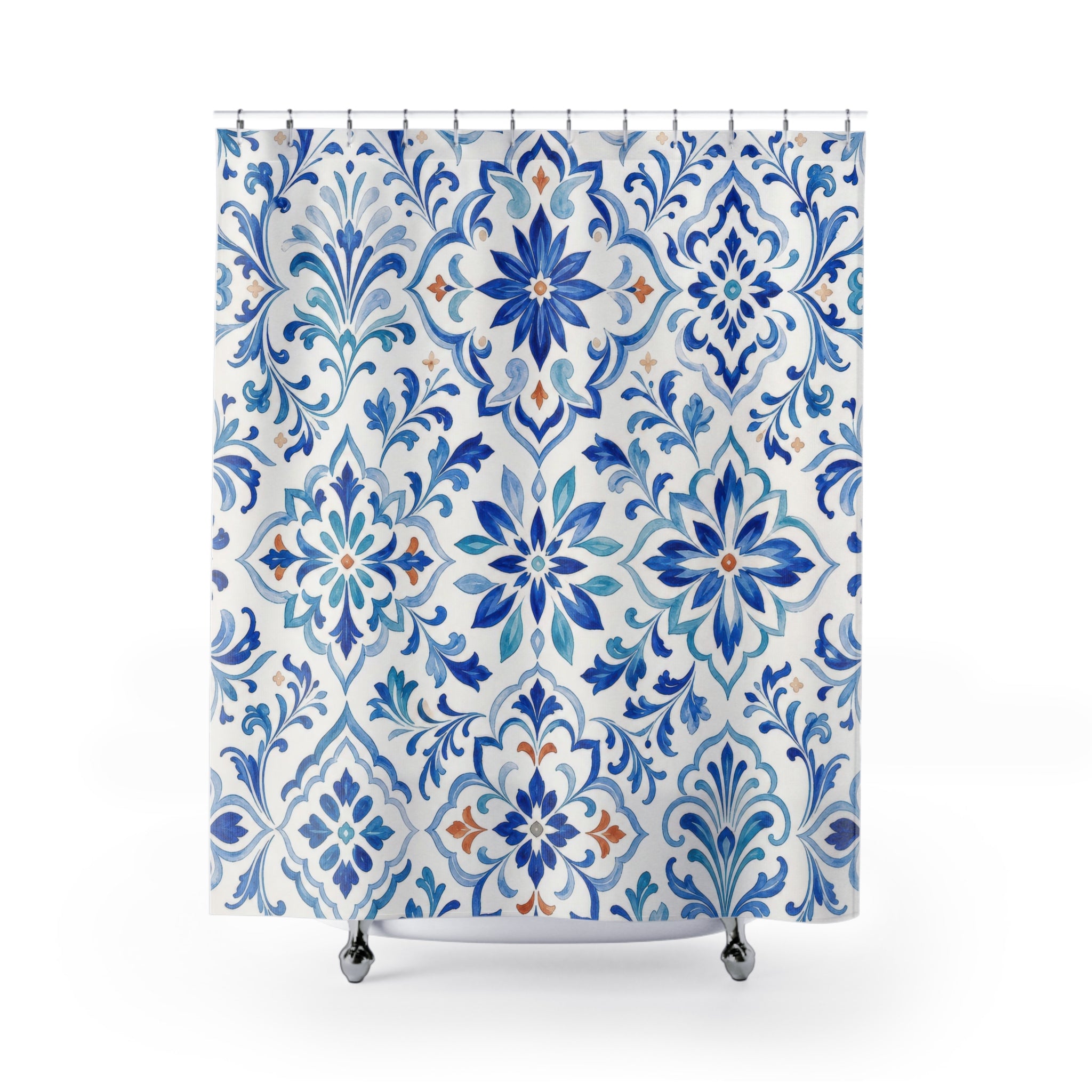 Moroccan Floral Shower Curtain