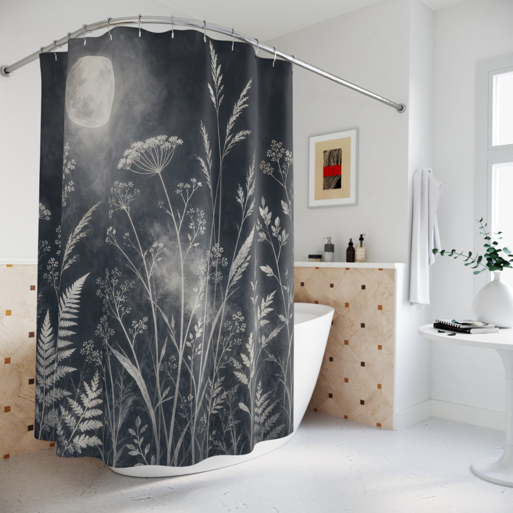 Moonlit Fern Shower Curtain