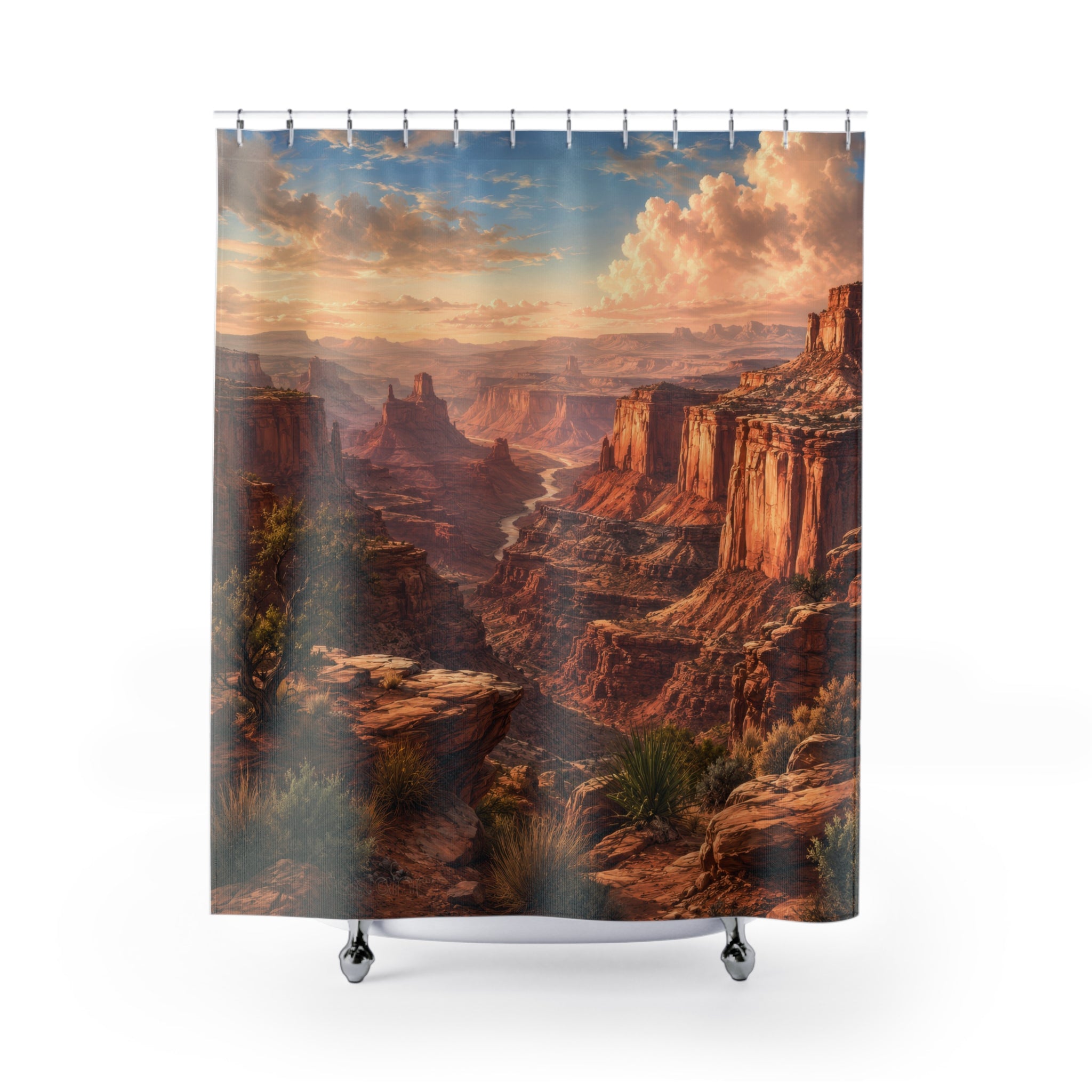 Canyon Shower Curtain: Desert Landscape