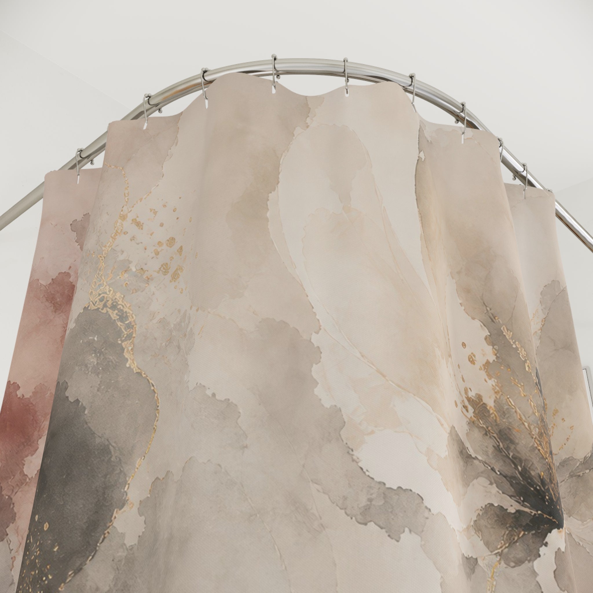 Watercolor Flower Shower Curtain