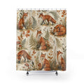 Painterly Fox Shower Curtain