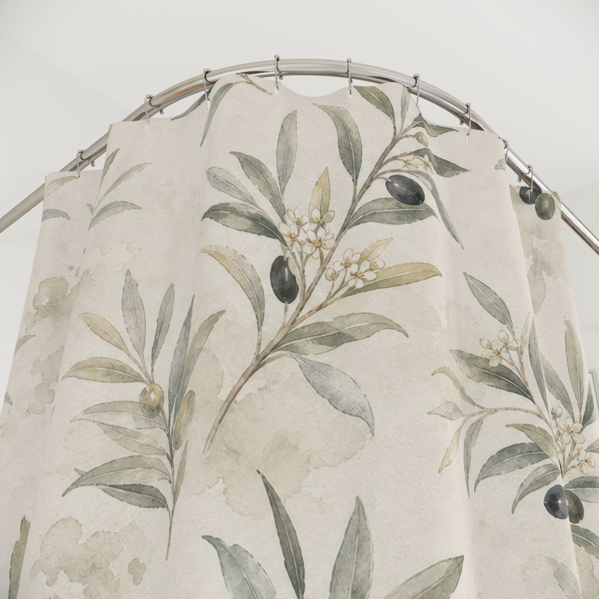 Olive Branch French Country Shower Curtain