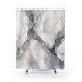 Grey Marble Shower Curtain