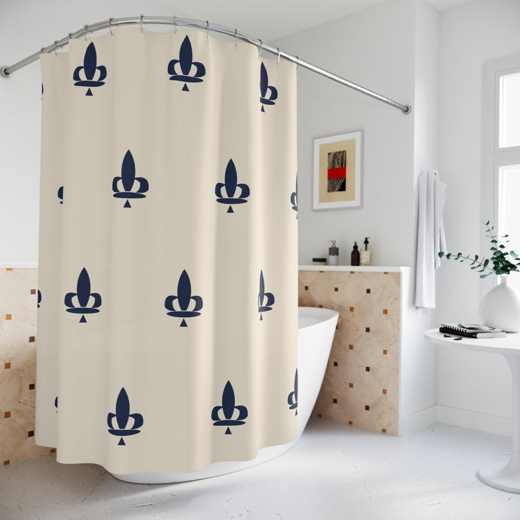Fleur de Lis Shower Curtain: French Heraldic