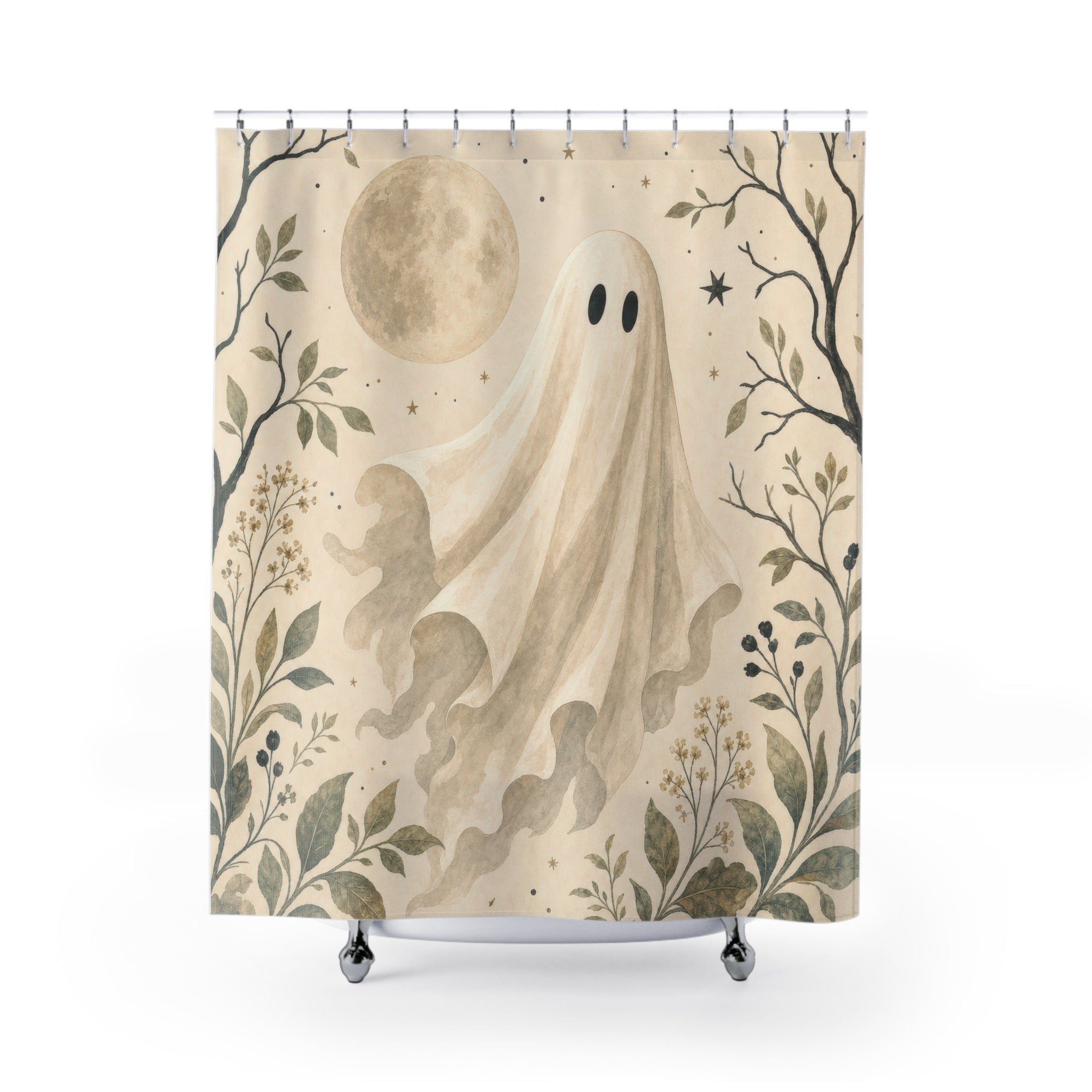 Halloween Ghost Shower Curtain