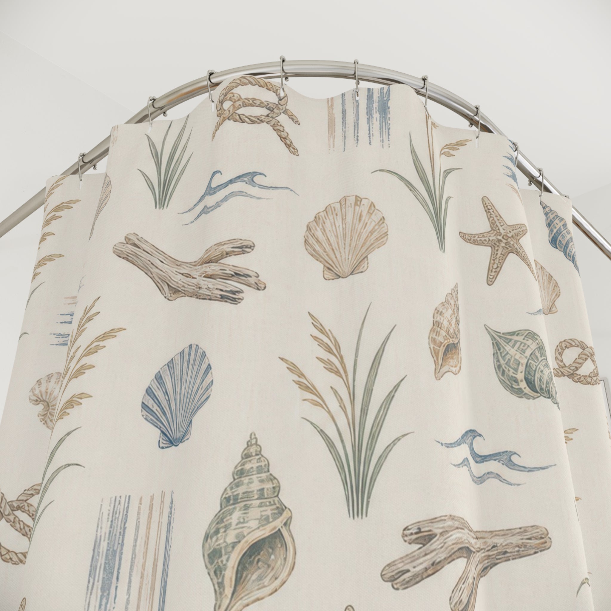 Beach Coastal Shower Curtain