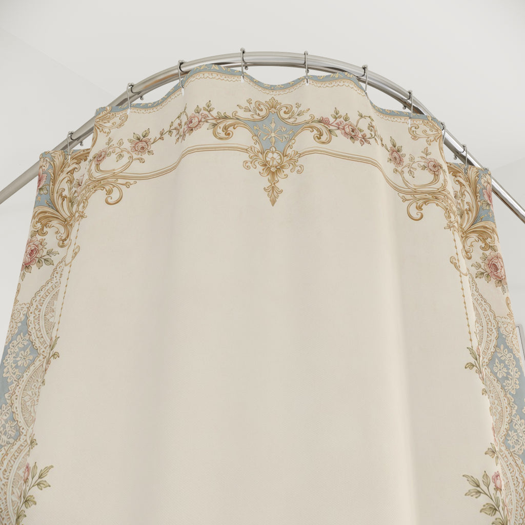Edwardian Border Shower Curtain