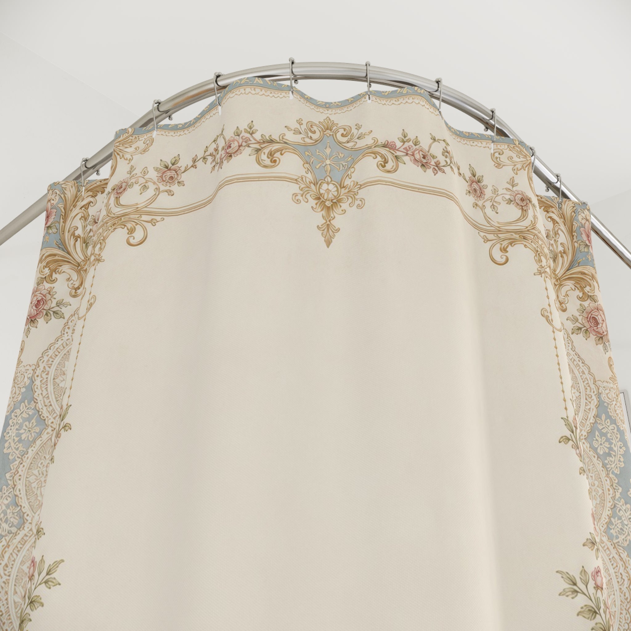 Edwardian Border Shower Curtain
