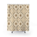 Moroccan Star Tile Shower Curtain
