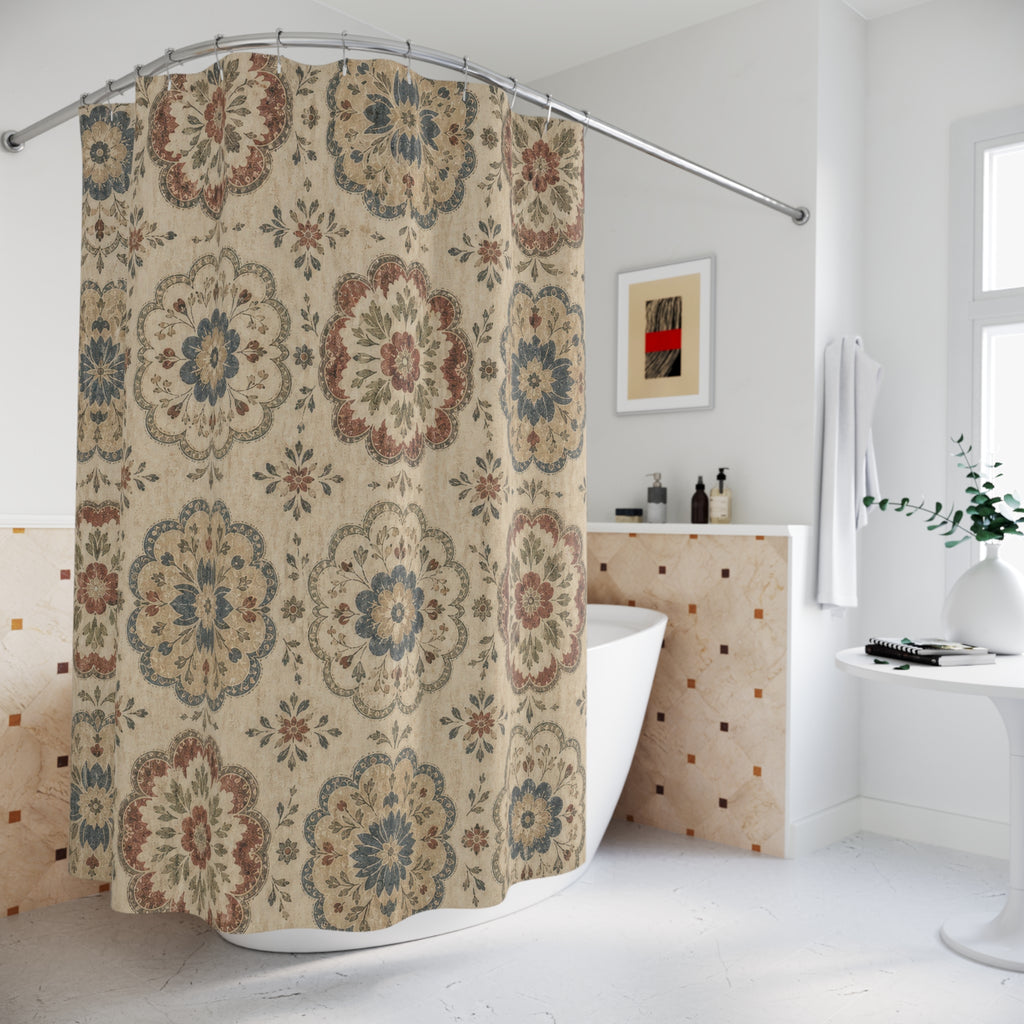 Vintage Medallion Shower Curtain