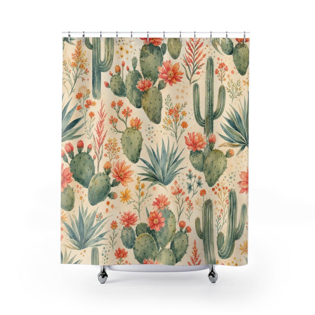 Desert Cactus Shower Curtain