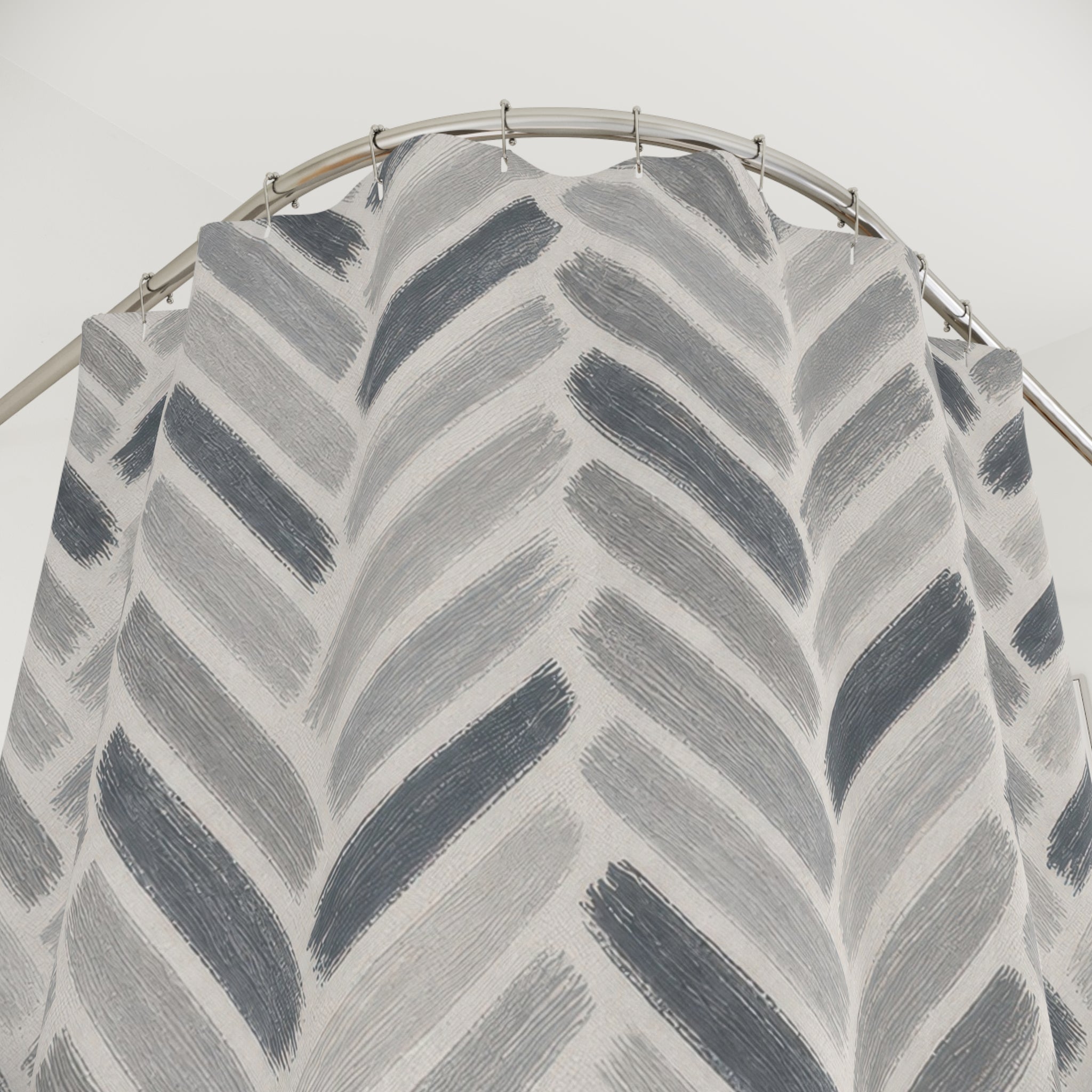 Herringbone Chevron Shower Curtain