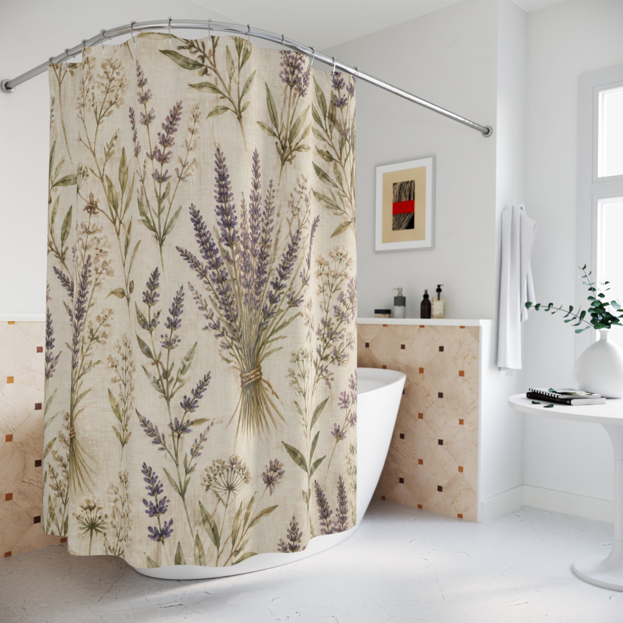 French Country Shower Curtain