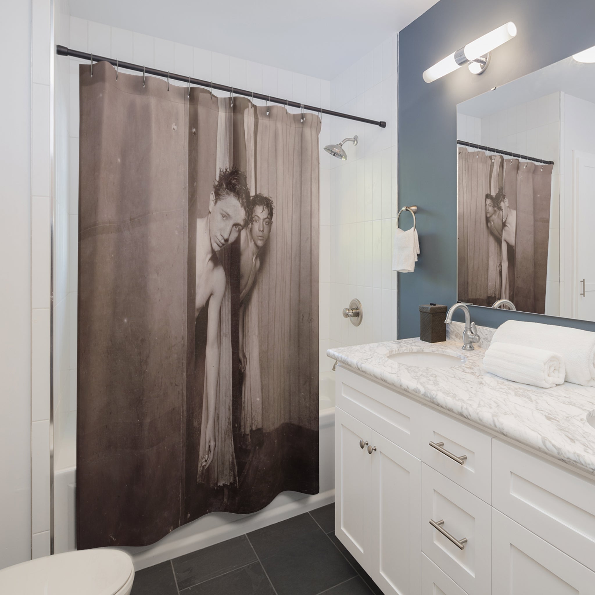 Lewis Hine Historical Photo Shower Curtain