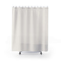 Farmhouse Shiplap Shower Curtain – Cream & Grey Plank