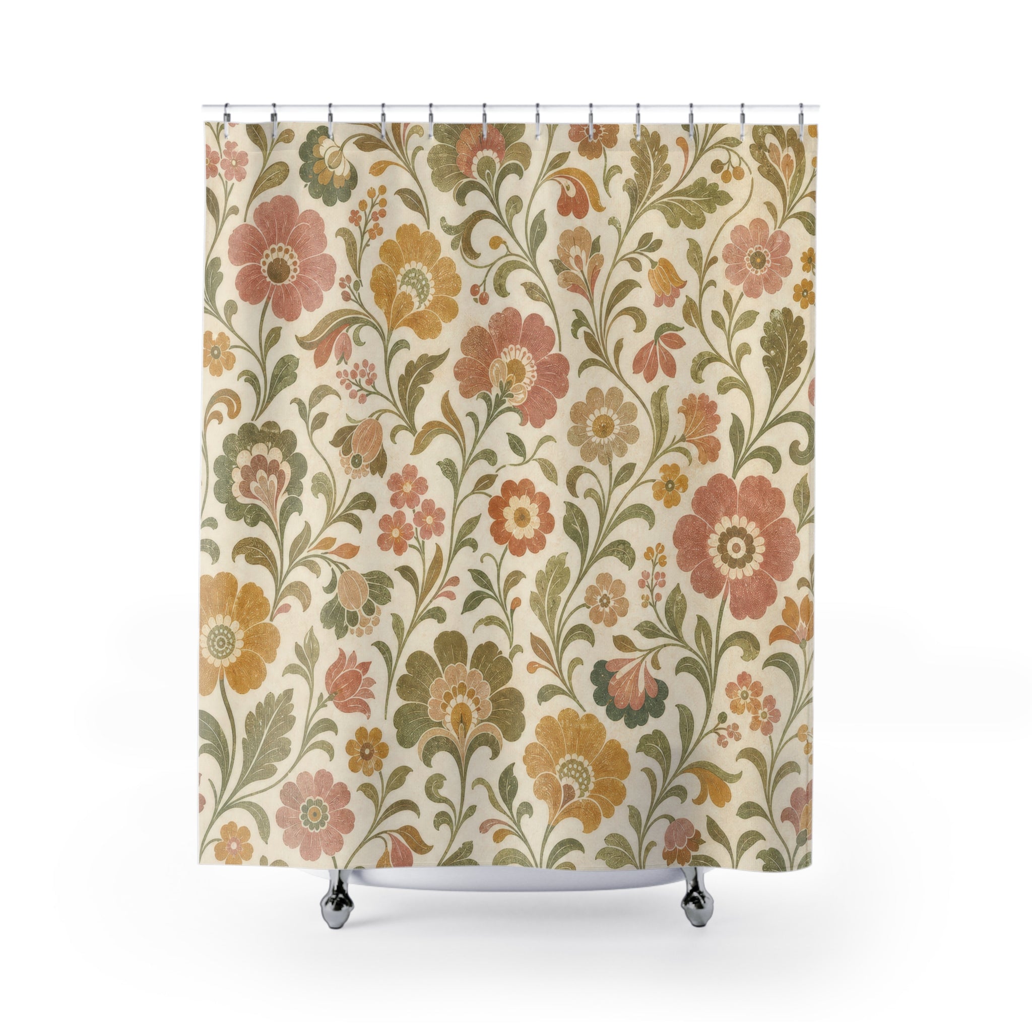 Muted Cottage Shower Curtain