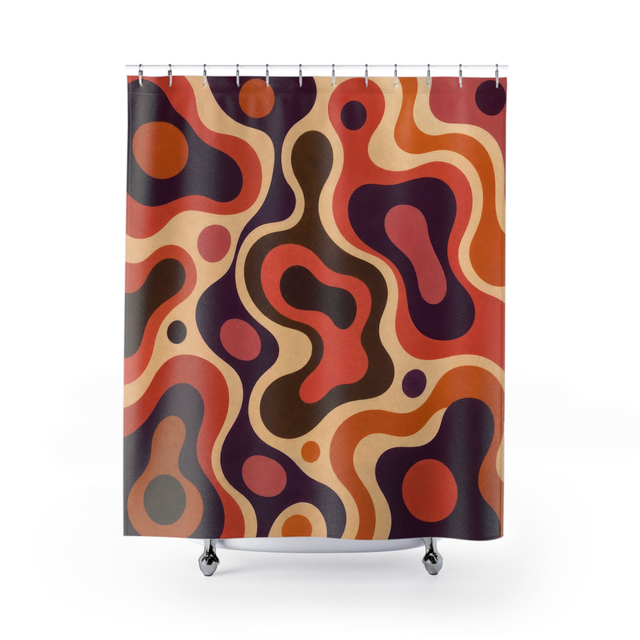 Lava Lamp Abstract Shower Curtain