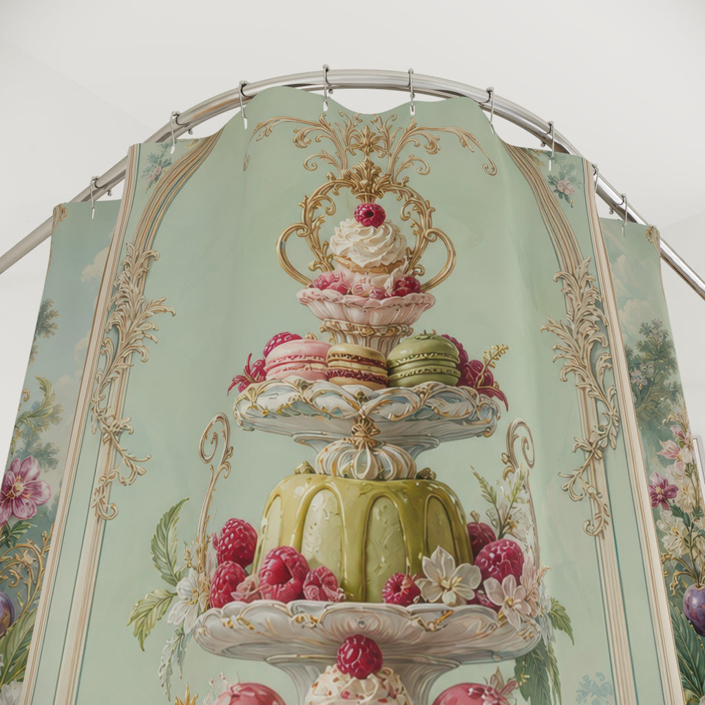 Rococo Patisserie Shower Curtain
