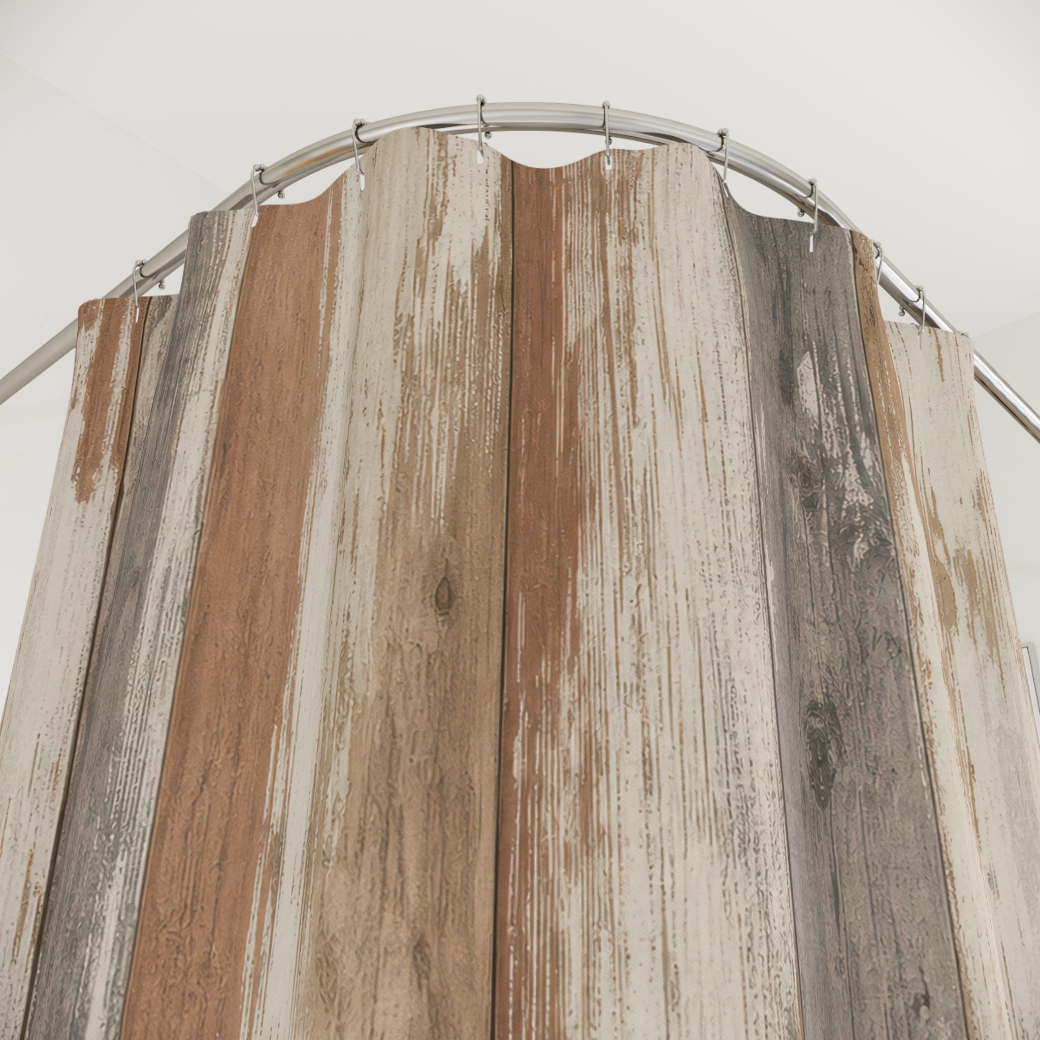 Weathered Barnwood Shower Curtain