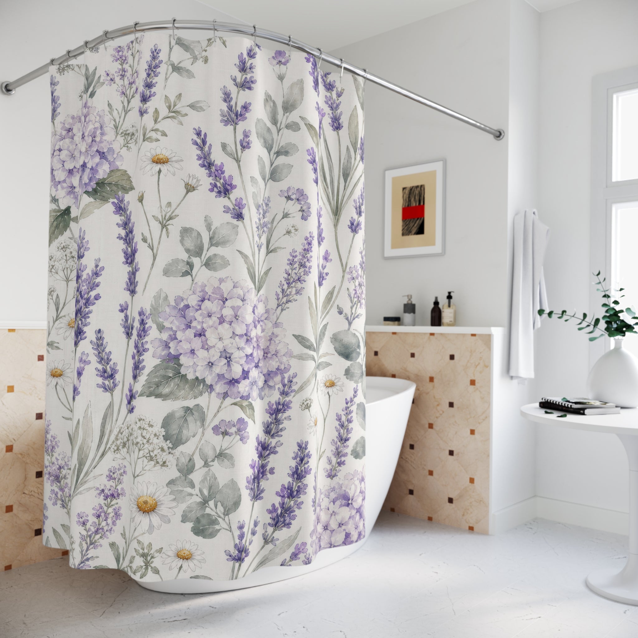 Lavender Garden Shower Curtain
