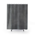 Gray Shower Curtain, Dark Modern Bath Decor, Brushed Abstract Panel Pattern, Neutral Guest Bathroom Decor, Industrial Charcoal Style