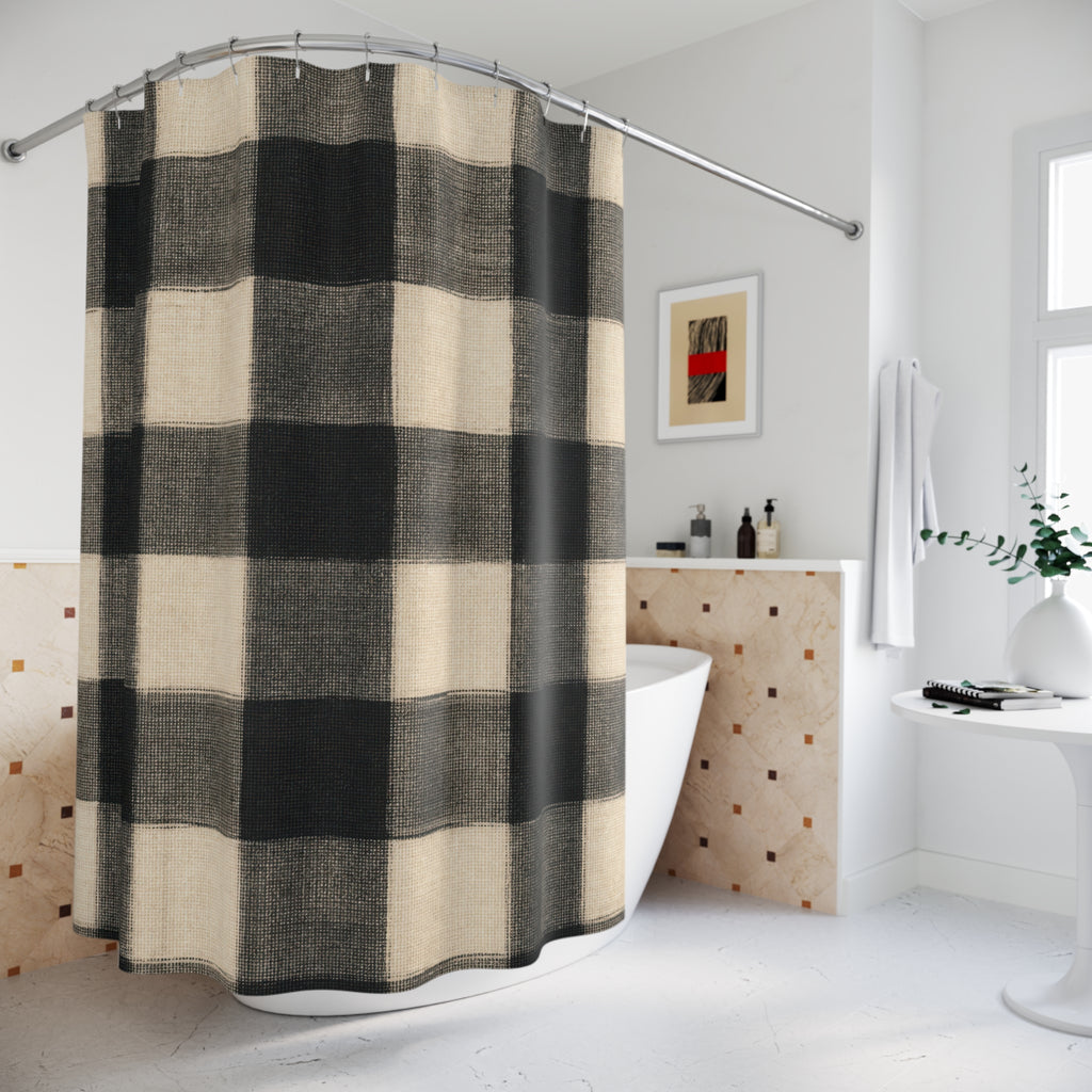 Buffalo Check Shower Curtain