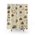Woodland Mushroom Snail Shower Curtain