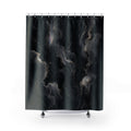 Smoky Marble Abstract Shower Curtain
