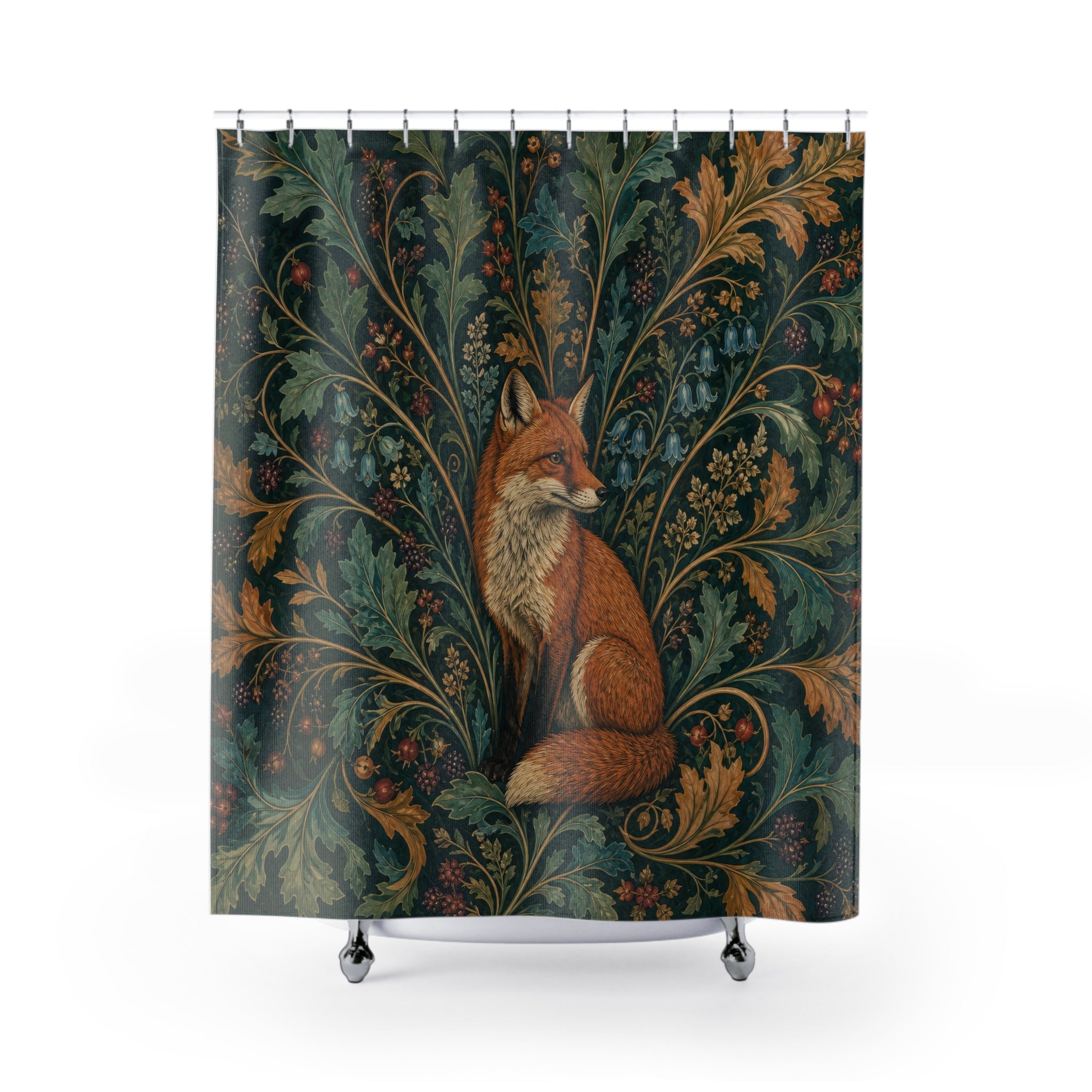 William Morris Fox Thicket Shower Curtain