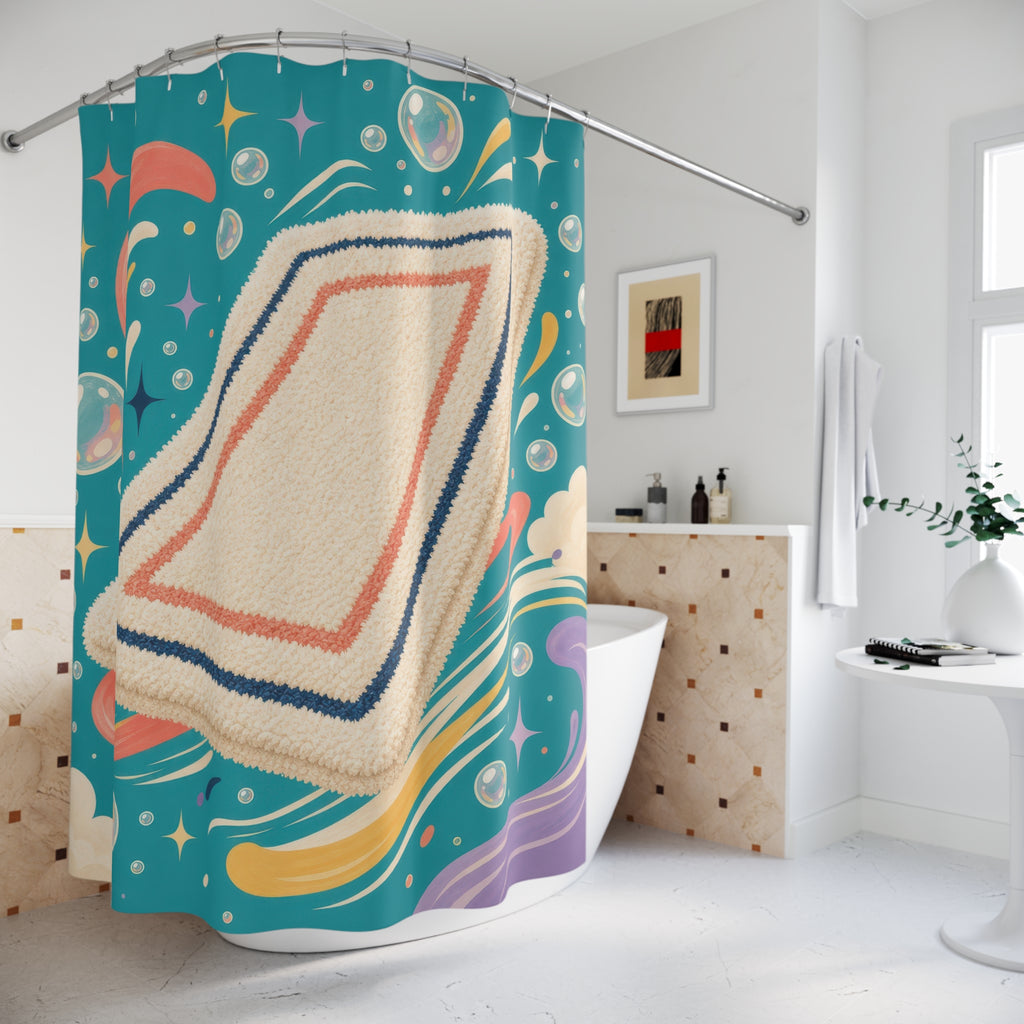 Flying Mat Shower Curtain