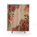Terracotta Pomegranate Orchard Shower Curtain