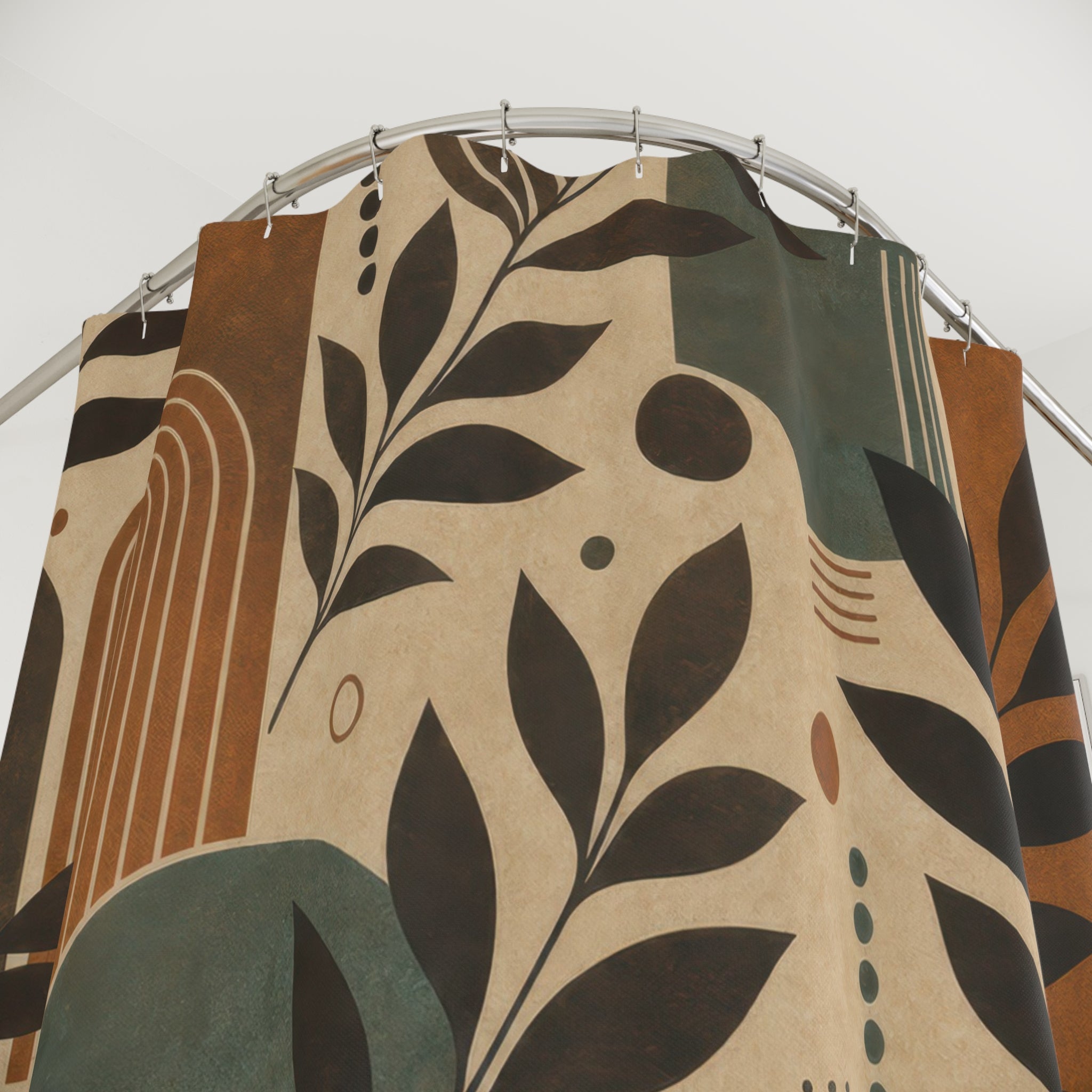 Brown Shower Curtain