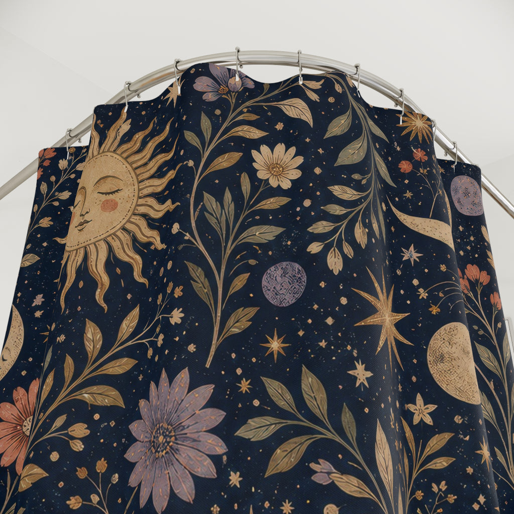 Celestial Boho Shower Curtain