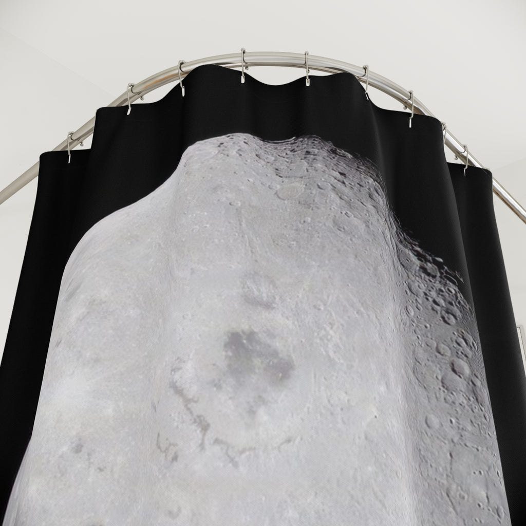 Far Side of the Moon Shower Curtain: Lunar Photo
