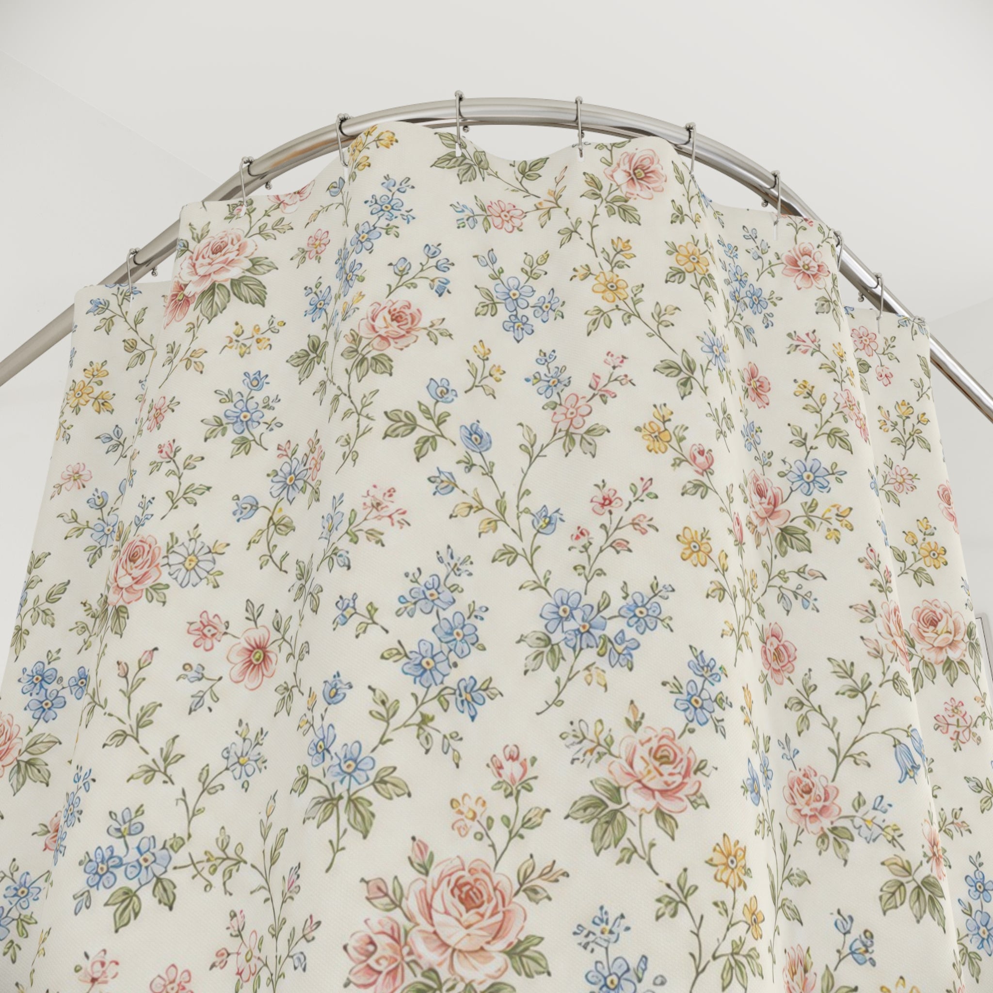 Tiny Ditsy Floral Shower Curtain