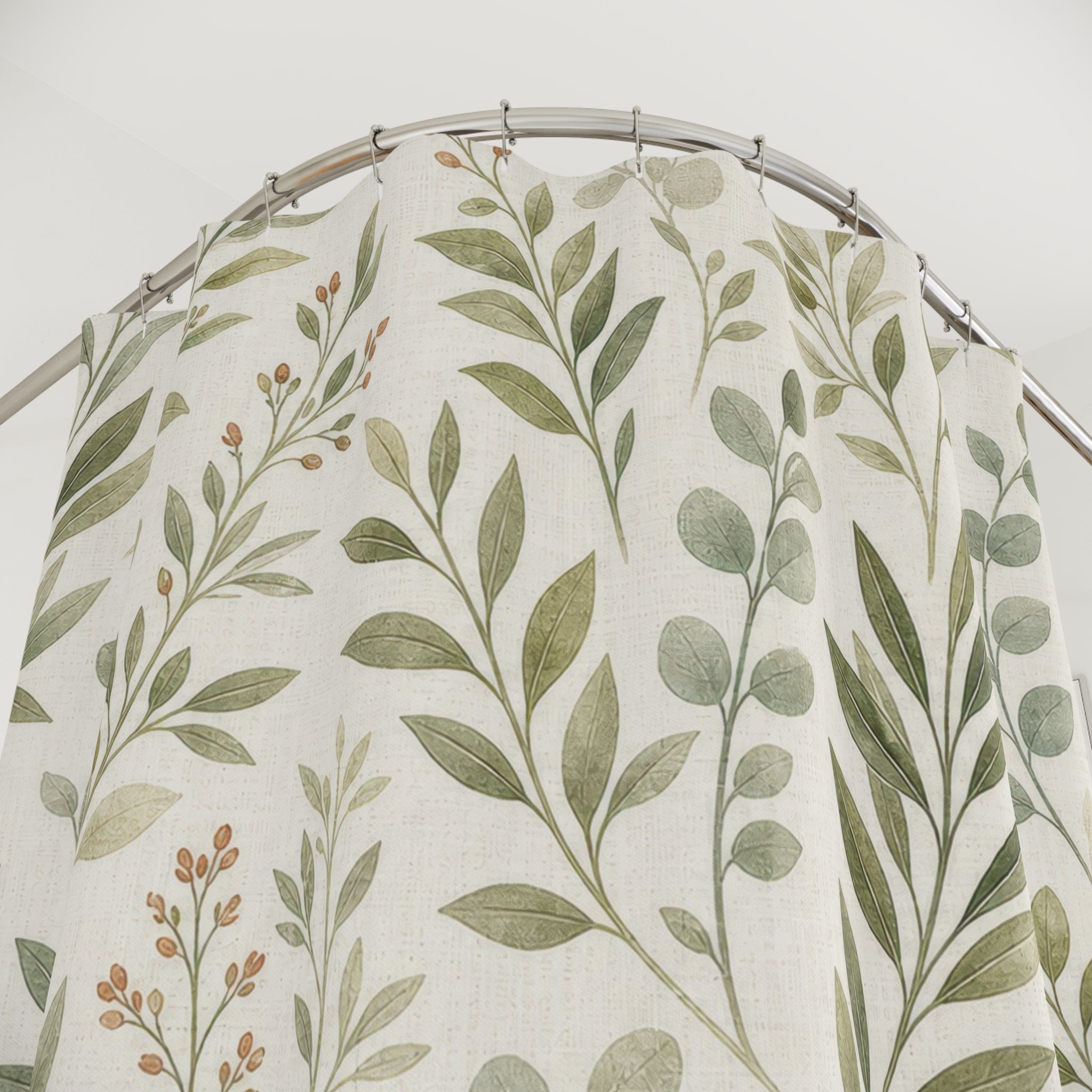 Olive Garden Print Shower Curtain