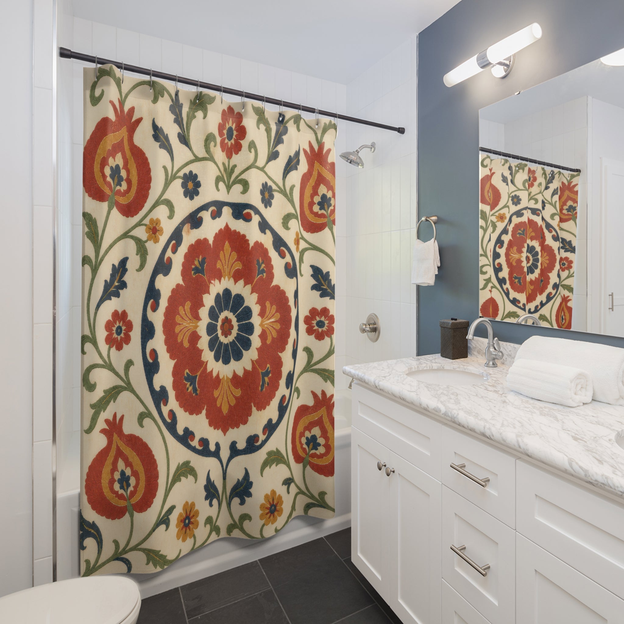 Suzani Shower Curtain