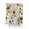 French Country Yellow Floral Shower Curtain