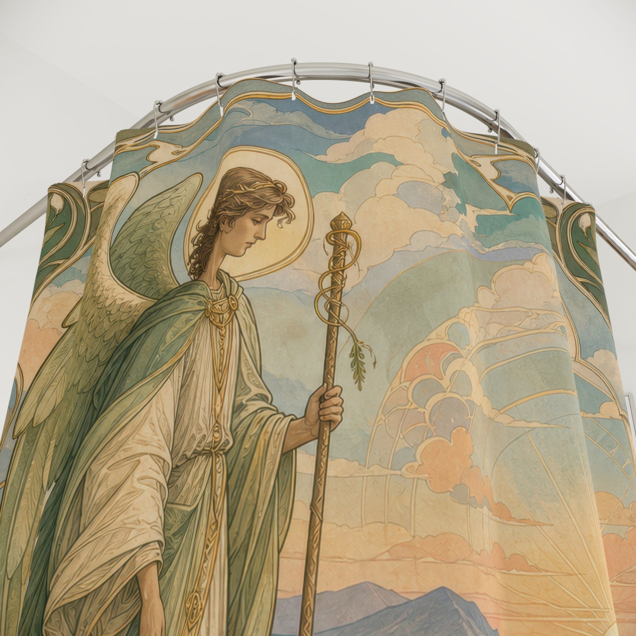 Raphael Angel Shower Curtain