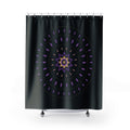 Purple & Gold Mandala Shower Curtain – Amethyst Luxe