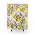 Lemon Bird Chinoiserie Shower Curtain