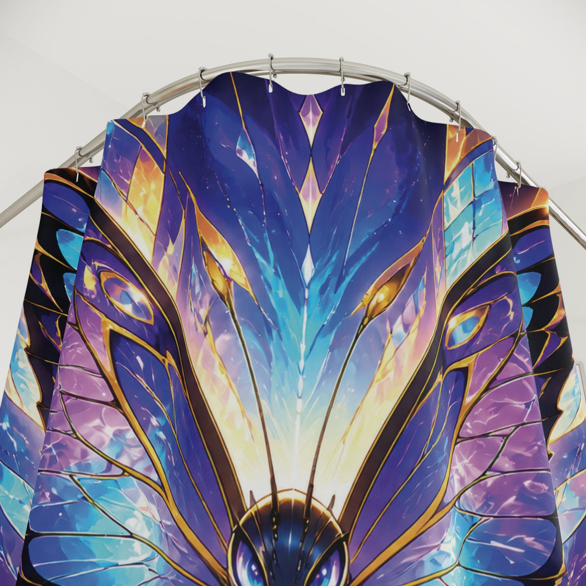 Anime Butterfly Wingburst Spirit Shower Curtain