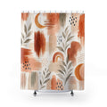 Burnt Orange Terracotta Shower Curtain: Burnt Orange Shower Cu