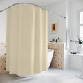 Yellow and White Herringbone Shower Curtain